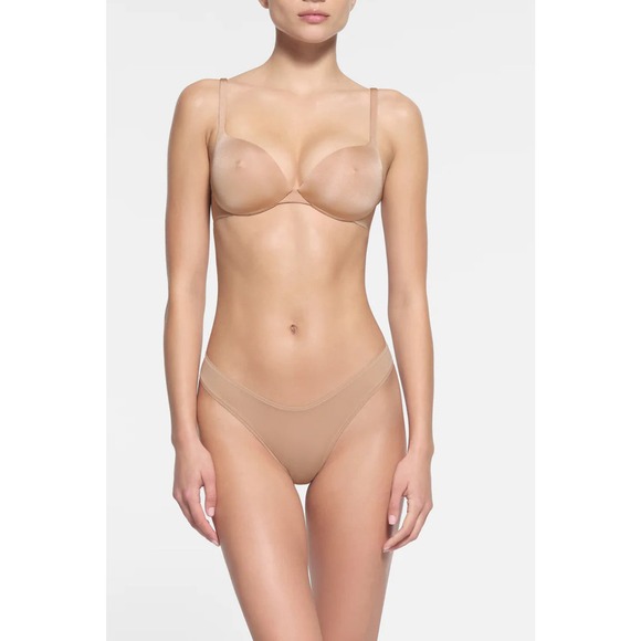NWT Skims Ultimate Bra Nipple Push-up Bra Clay / 36D - Picture 2 of 11